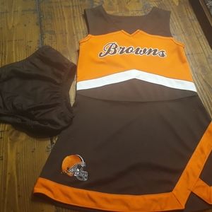 Browns Cheerleaders Outfit Lit' Girls